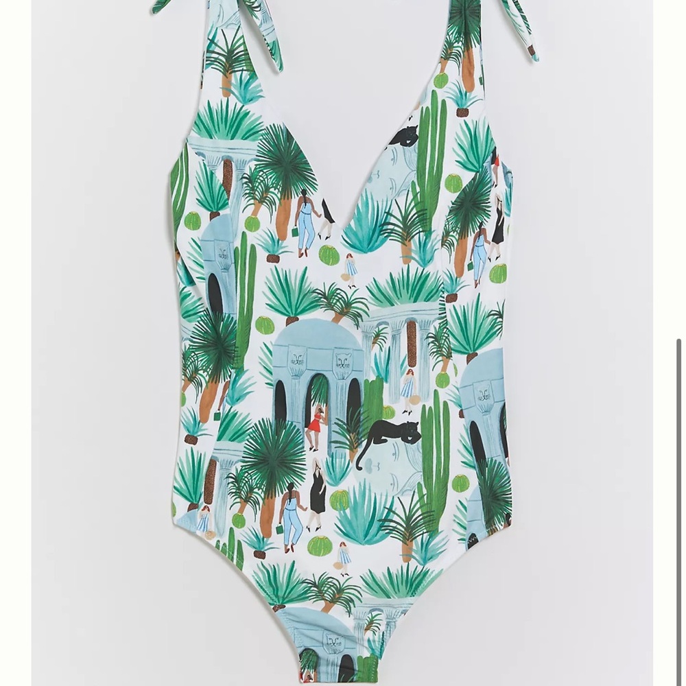 Isabelle Feliu for Anthro swimsuit
